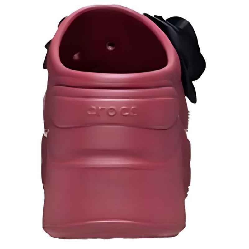Crocs Модные туфли на толстом каблуке 9 см женские черные красные