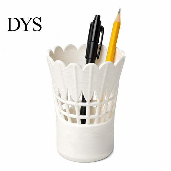 Student Desk Accessories 3D Printed Badminton Shaped Pen Holder, Creative Organizer, Aesthetic Storage Container, Small Minimalist Stationery