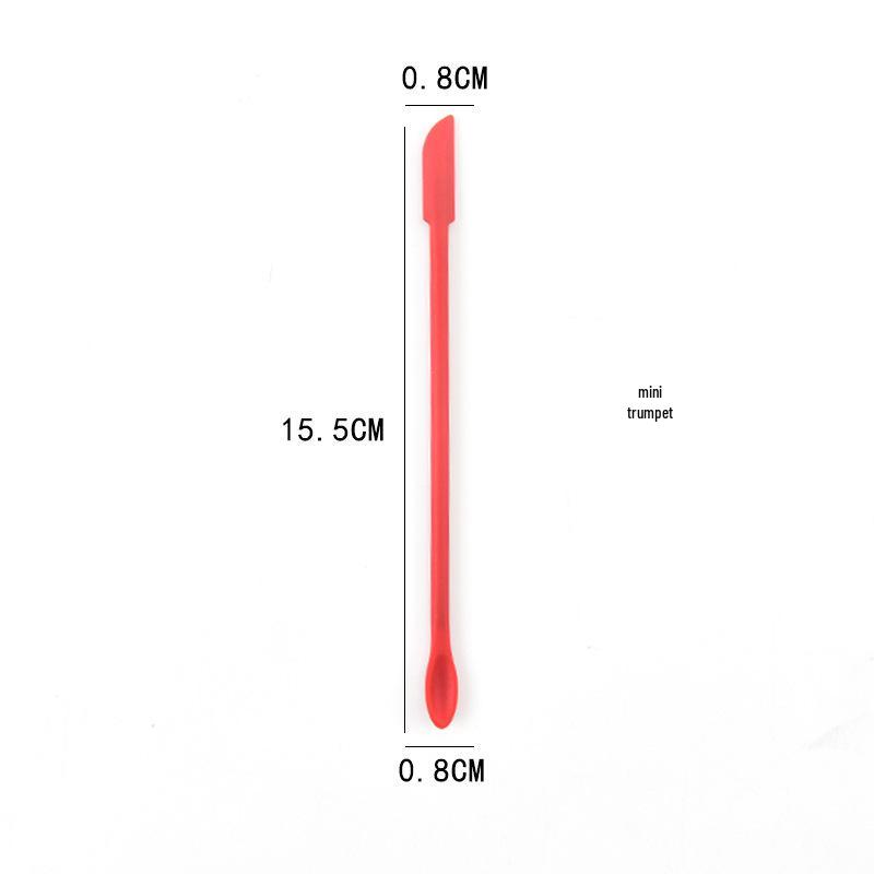 Набор из 3 силиконовых двухсторонних мини-лопаток: Косметические инструменты для копания и лопатка для соуса