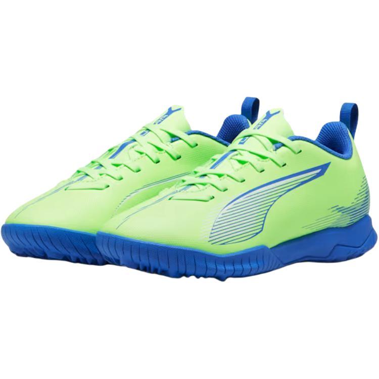 Puma Ultra 5 Play TT Удобные детские футбольные бутсы с низким верхом Детские футбольные бутсы Зеленые 107910-03