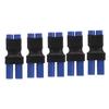 5 шт. EC5 Female to EC3 Male Connector Blue Black Rubber Plastic Copper 10x20x48 мм EC5 to EC3