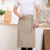 Lace-up Design Waiter Waist Apron Antifouling Kitchen Cooking Apron Household Work Apron  Hotel