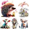 Thermal Patches Clothing For Pet Dolls Clothes Strips Heat Transfer Sticker Decoration Diy Iron On Decals Free Animals
