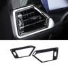 2PCS Car Center Console Front Air Outlet Vent Frame ABS Decoration Auto Interior Accessories For BMW 3 Series G20 G28 -21
