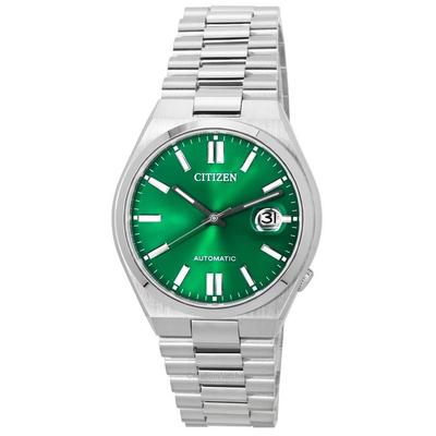 Tsuyosa Stainless Steel Green Dial Automatic NJ0150-81X Мужские часы