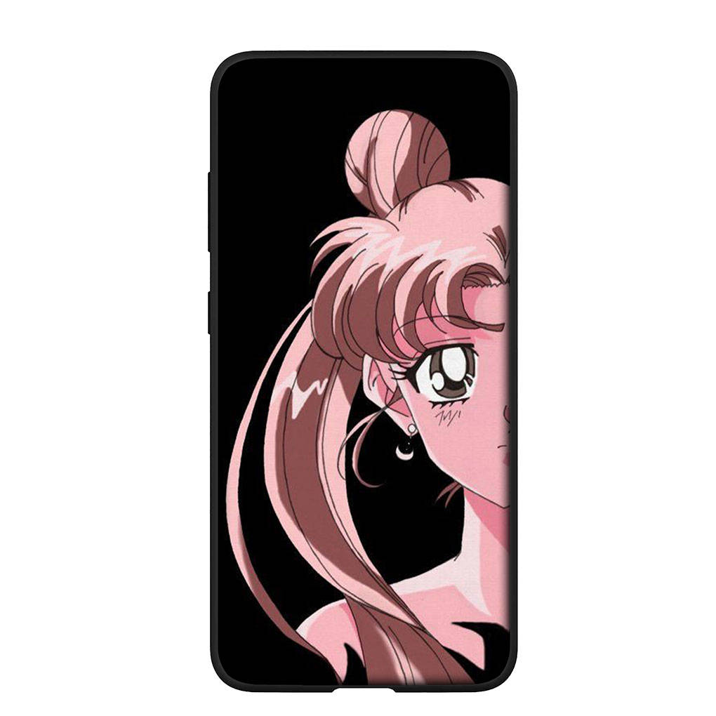 Чехол для телефона Samsung Galaxy S24 S23 iPhone 15 14 Xiaomi Redmi Note 13 12 11 8 10 9 Pro Max X XR OPPO A15 Huawei чехол с изображением девушки из мультфильма «Сейлор Мун»