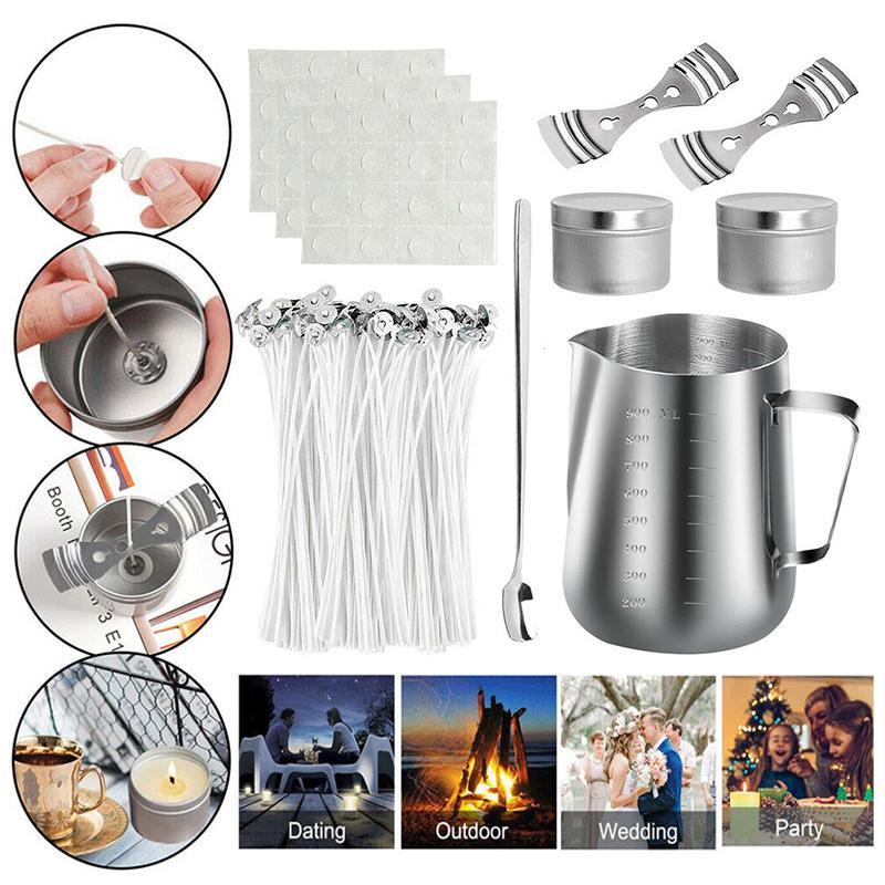 Набор для изготовления свечей DIY Свечи Ремесло Набор инструментов Заливной горшок Фитиль Воск Декор для вечеринки
