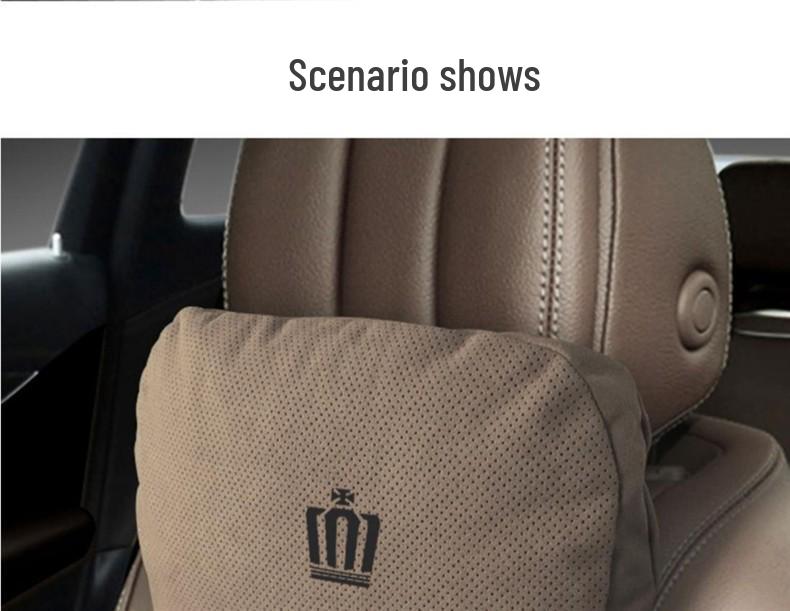 Подушка для шеи из замши Maybach для сиденья автомобиля Toyota New Crown 14-го поколения