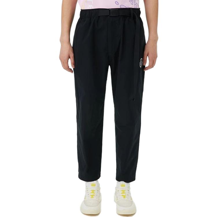 Men's Pants Li-Ning X STEVEN HARRINGTON Li-Ning X Steven Harrington Casual Pants Men's Black Thin Straight