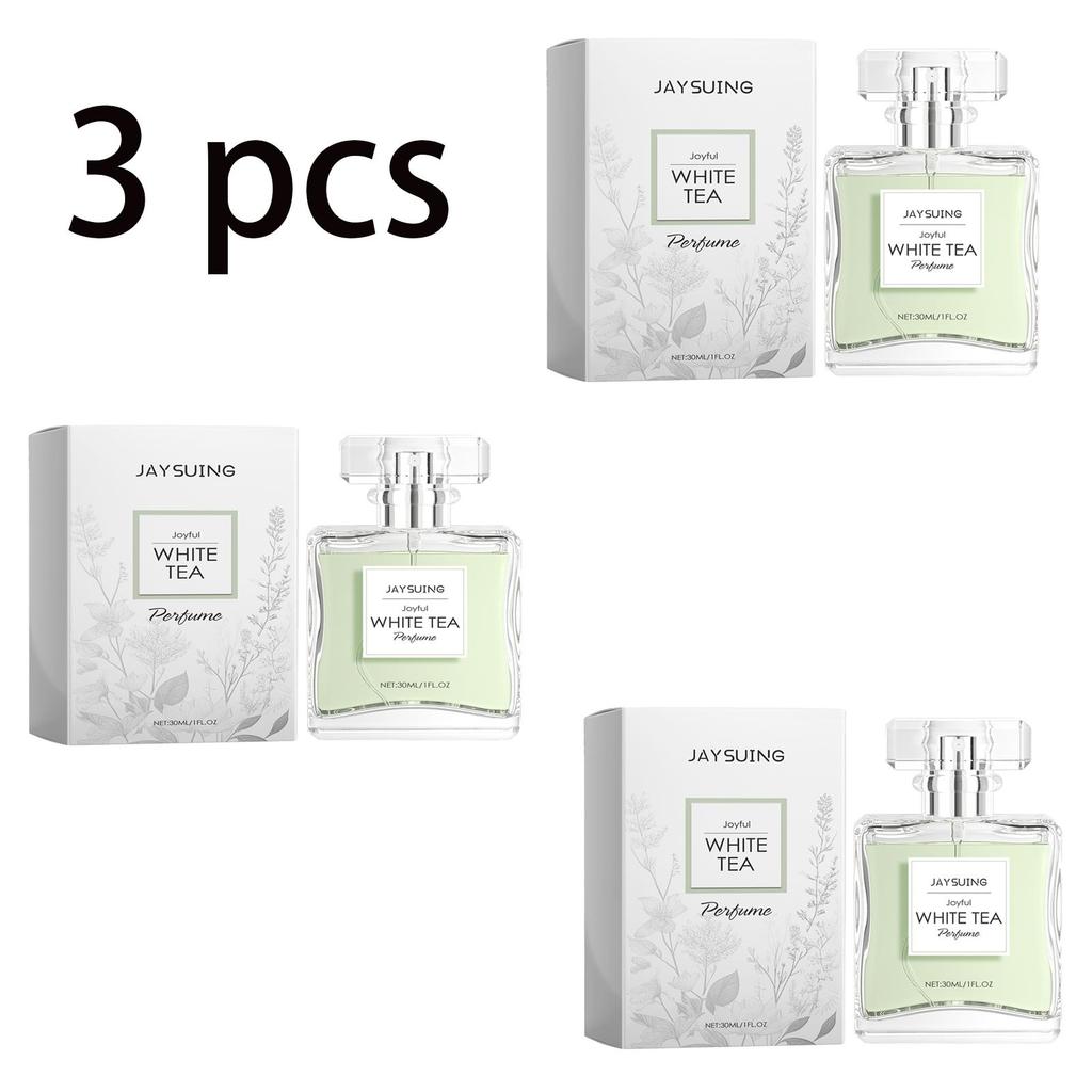 Jaysuing Духи Чистый Белый Чай 30 мл - Стойкий, легкий аромат, свежий и элегантный цветочный парфюм для тела.