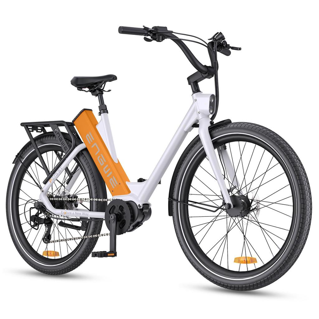 Electric Bicycle Adult ENGWE 27.5" 250W Motor 36V 19.2AH City Ebike Top Speed 25Km/h Load 120Kg 9 Speed P275 ST
