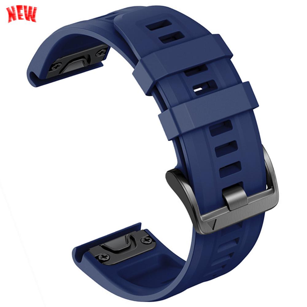 22 мм 26 мм Силиконовый спортивный ремешок QuickFit для Garmin Epix PRO instinct 3 Quatix/DELTA/TACTIX/Fenix 6XPro 7 E 8pro 5XPlus Браслет