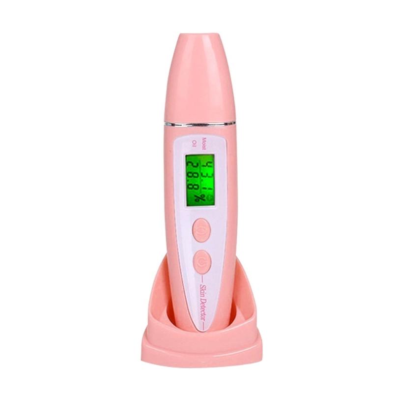 Skin Analyzer Skin Moisture Analyzer Facial Moisture Meter Skin Care Water Oil Tester Detector Portable for Women