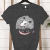 Opossum Lover Short Sleeve T-shirt Crew Neck Angry Possum Graphic T Shirts Women Funny Retro Opossum Street Cats Classic Tops