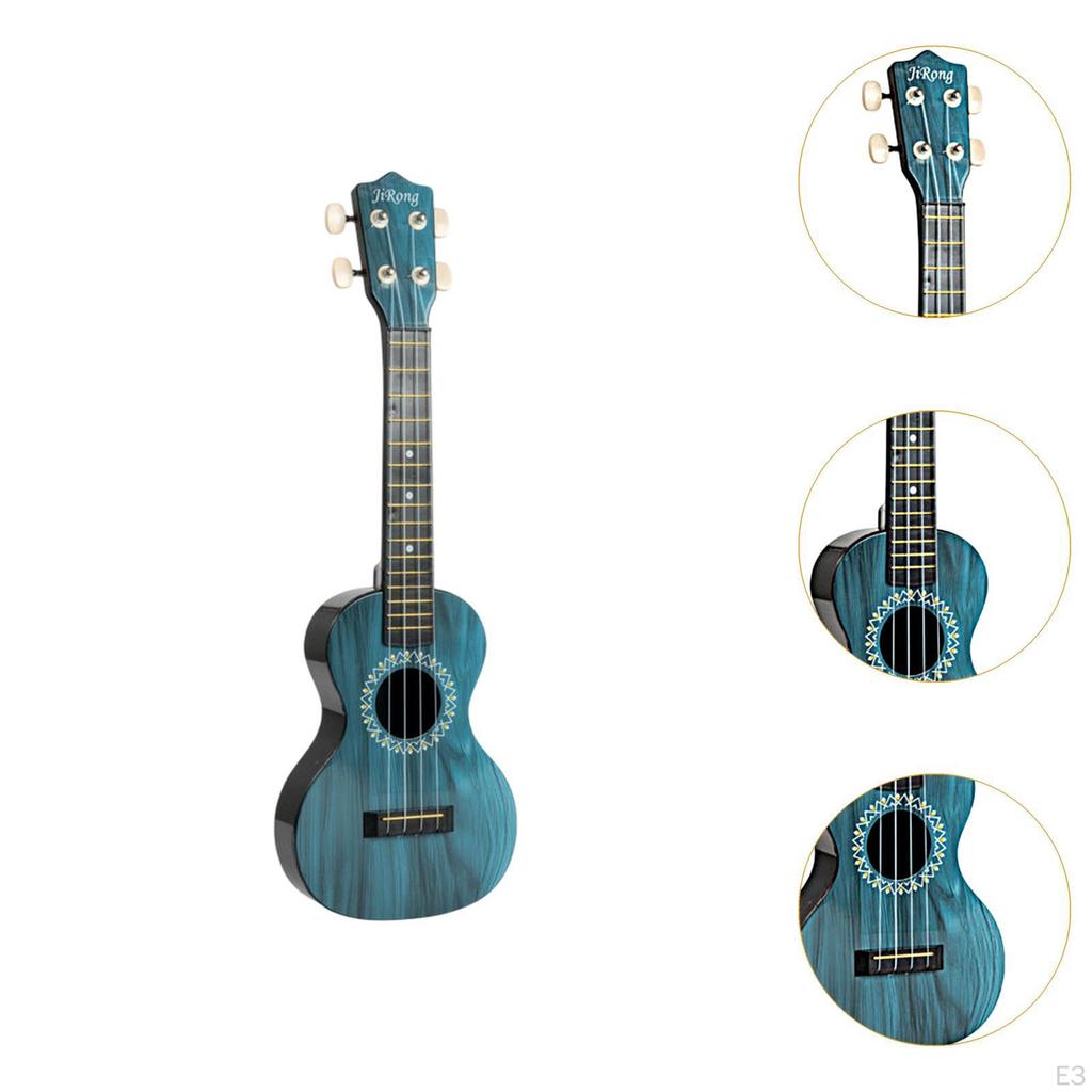Детская музыкальная игрушка укулеле, четырехструнная гитара, легкий инструмент для маленьких учеников