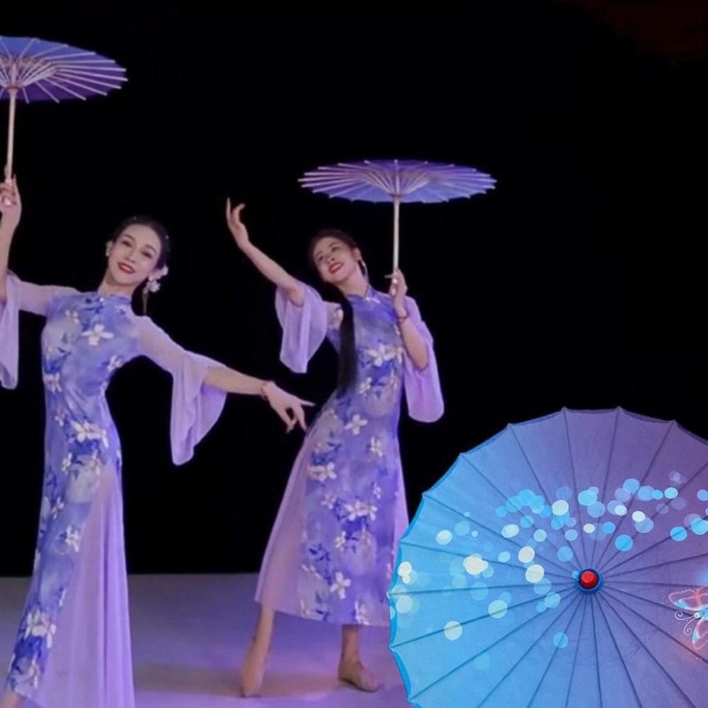 10 Colors Oiled Paper Umbrella Chinese Antique Style Dance Performance Umbrella Dance Performance