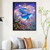 5D Diy Diamond Painting Dolphin Seascape Cross Stitch Set Full Diamond Embroidery Mosaic Art Picture of Rhinestones Decor Gift