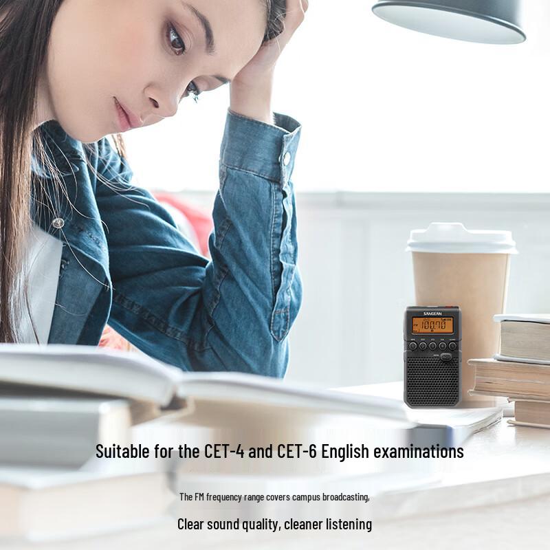 SANGEAN DT-800C Portable Digital Alarm Radio