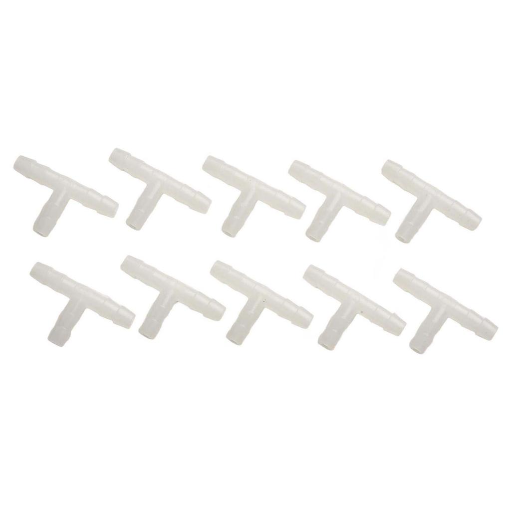 Пластиковый материал T-образные фитинги шланга переходное соединение T-образный тройник 4-8 мм