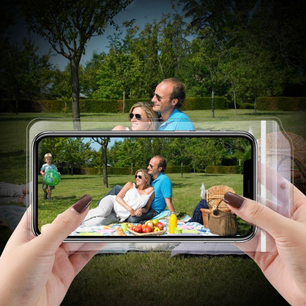 Transparent Waterproof Phone Pouch Thickened Rainproof Cellphone Cover Touch Screen Bag for Xiaomi