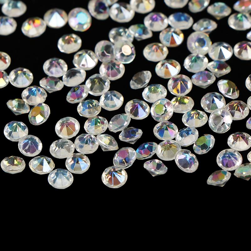 2000Pcs 4.5Mm Diamond Table Confetti Wedding Bridal Party Decoration