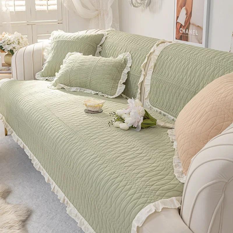 Four Seasons Universal Lace Sofa Cushion New Non Slip Sofa Cushion Simple Modern Home Living Room Sofa Cushion