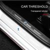 Прозрачные 3D накладки на пороги для моделей BMW - комплект из 4 штук