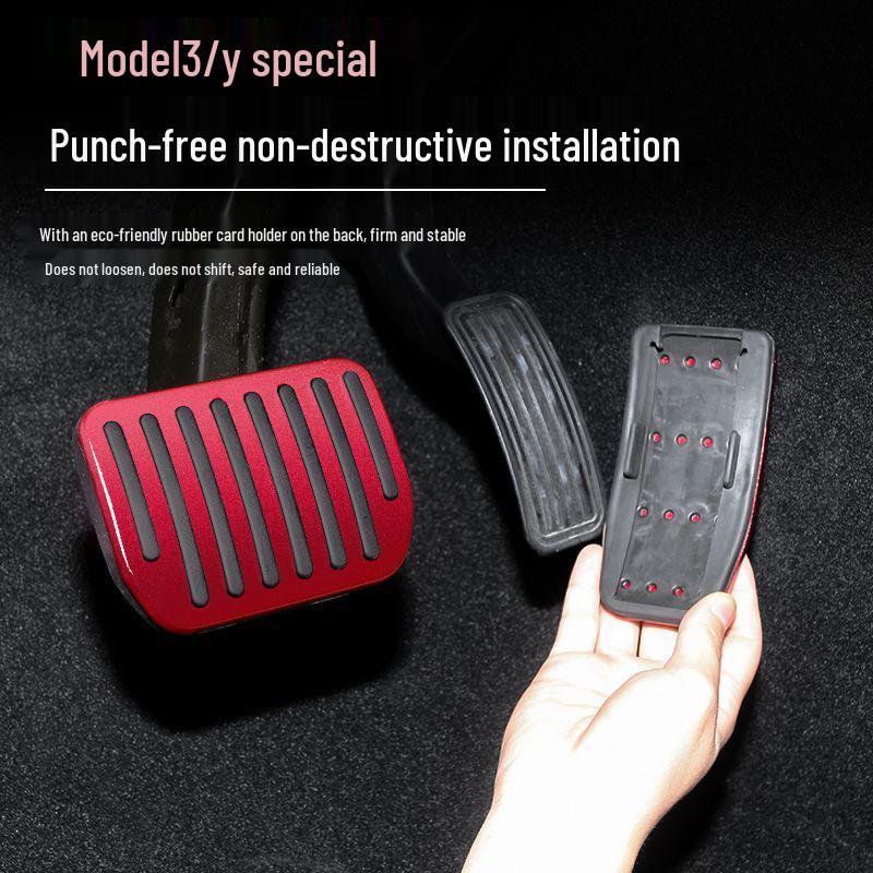 Tesla Model Y & 3 Accelerator/Brake Pedal and Footrest Modification Accessories
