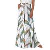 Women's Palazzo Pants Boho Floral Wide Leg Trousers Summer Beach High Waisted Flowy Pants With Pockets