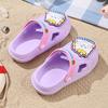 Детские тапочки для девочек Детские домашние тапочки с мягкой нескользящей подошвой для детей Детские прохладные тапочки Мальчики носят легкую обувь с отверстиями на улице