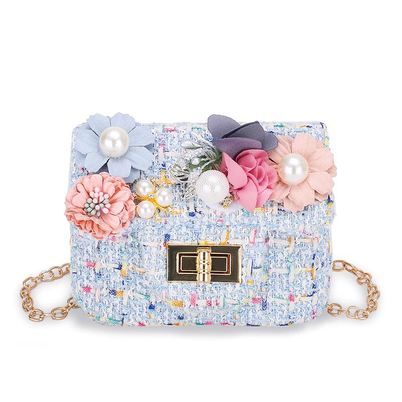 Children's Bag Cute Girl Cartoon Flower Shoulder Bag Messenger Bag Baby Change Bag Candy Bag