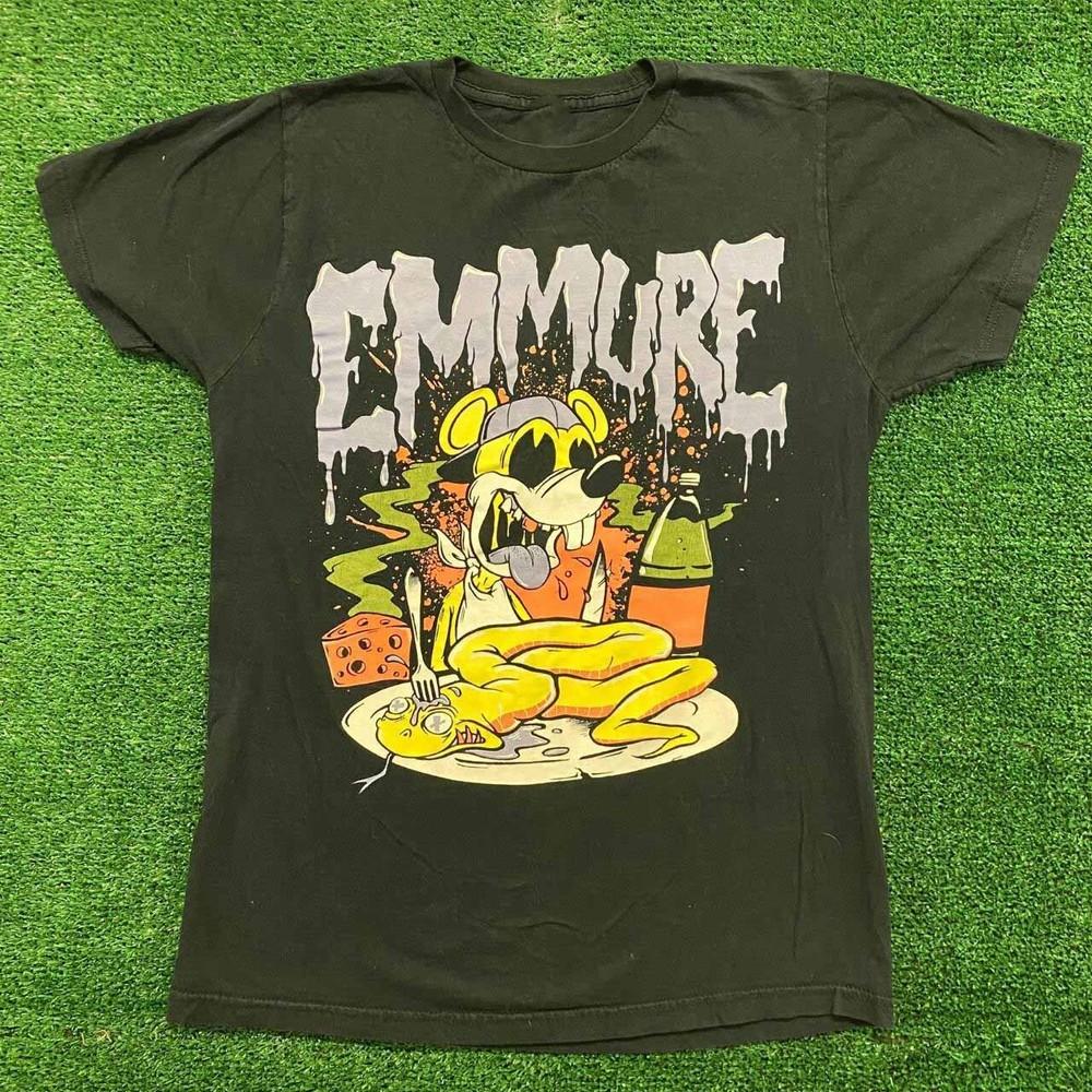 Emmure Rat Хлопковая классическая футболка унисекс Все размеры BO659 Футболка унисекс