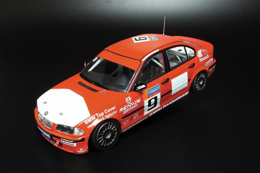 Гоночная серия BMW 320i E46 DTCC 2001 Winner Пластиковая модель PN24007 Platz/NuNu 1/24