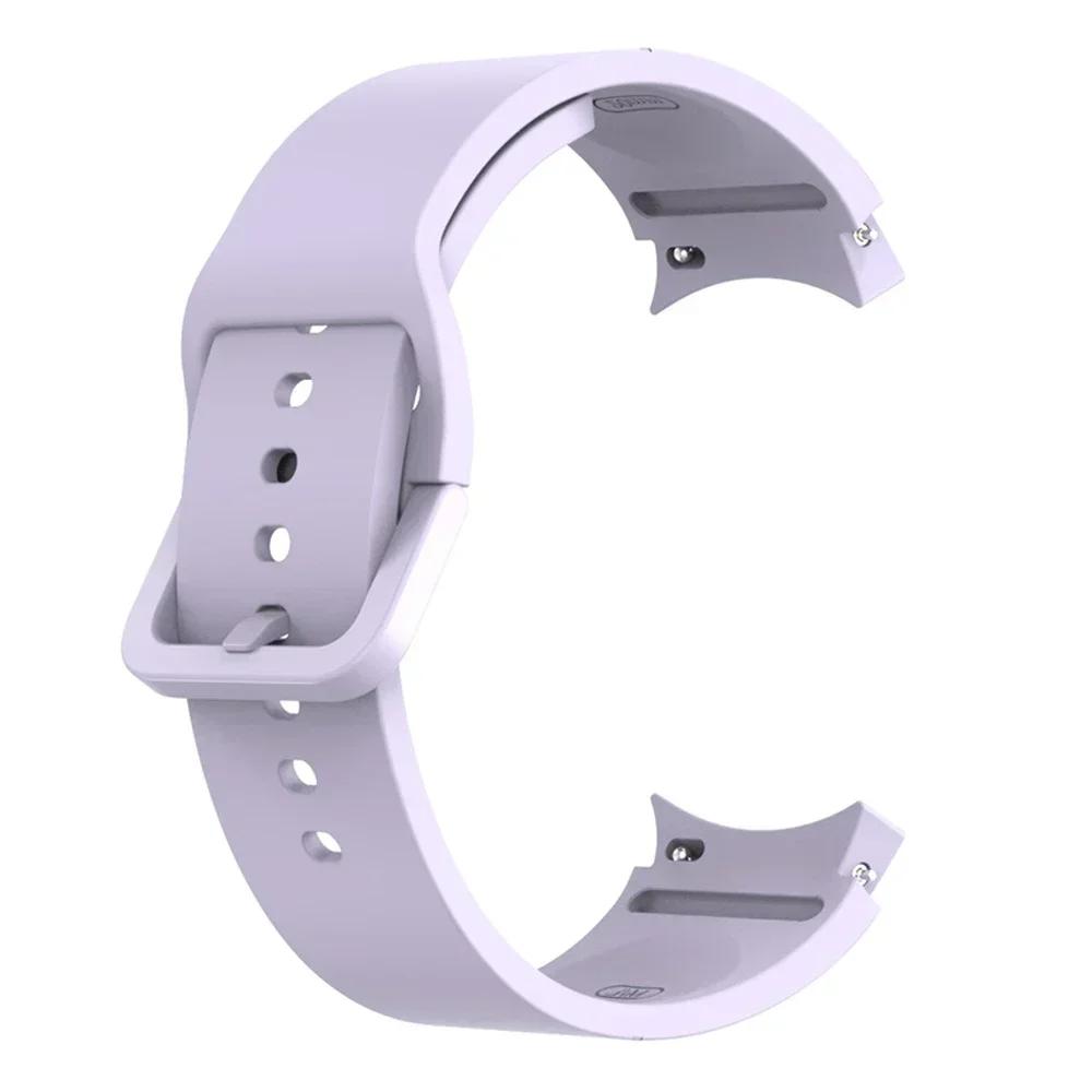 Classic Leather+Silicone Strap For Samsung Galaxy Watch 7 6 5 Pro 40mm 44mm No Gaps Band Watch6 4 Classic 47 43 46mm Curved End Bracelet