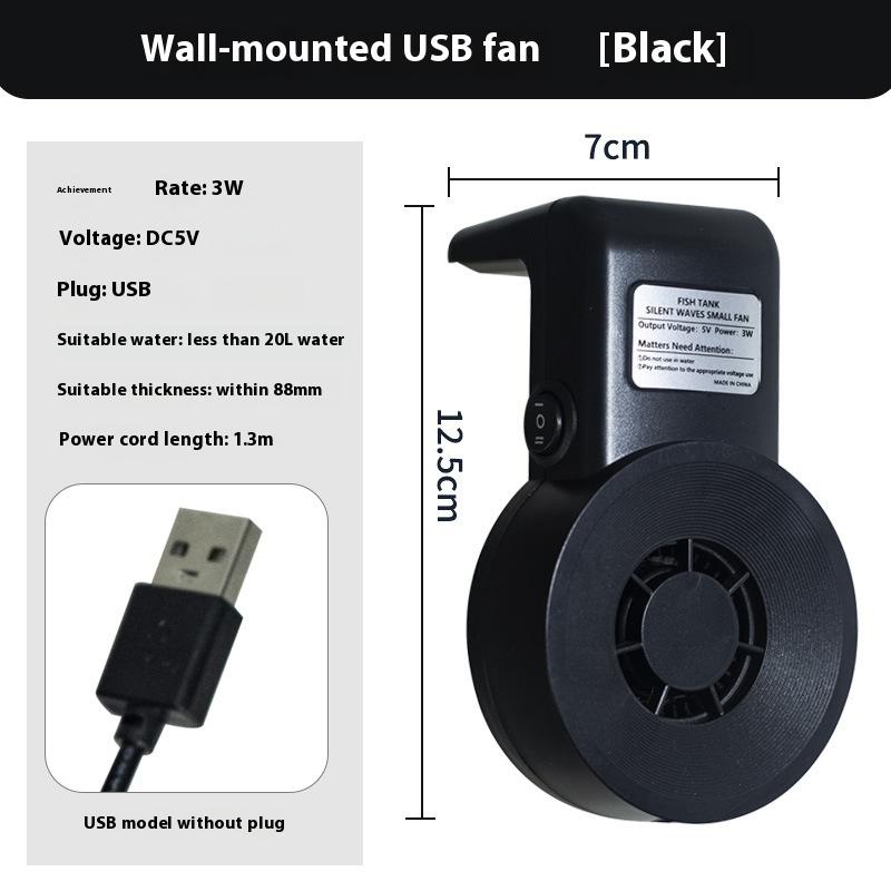 Мини Охлаждающие Вентиляторы для Аквариума Аквариум Рыбный Аквариум Водный Питомец Система Охлаждающих Вентиляторов USB Регулируемая Скорость Ветра Охладитель Принадлежности для Аквариума