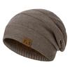 Windproof Coldproof Winter Hats Add Fur Lined Ear Protection Casual Beanie Cap  for Unisex