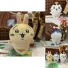 Японский мультяшный плюшевый брелок Chiikawa из короткого плюша для украшения рюкзака девочки