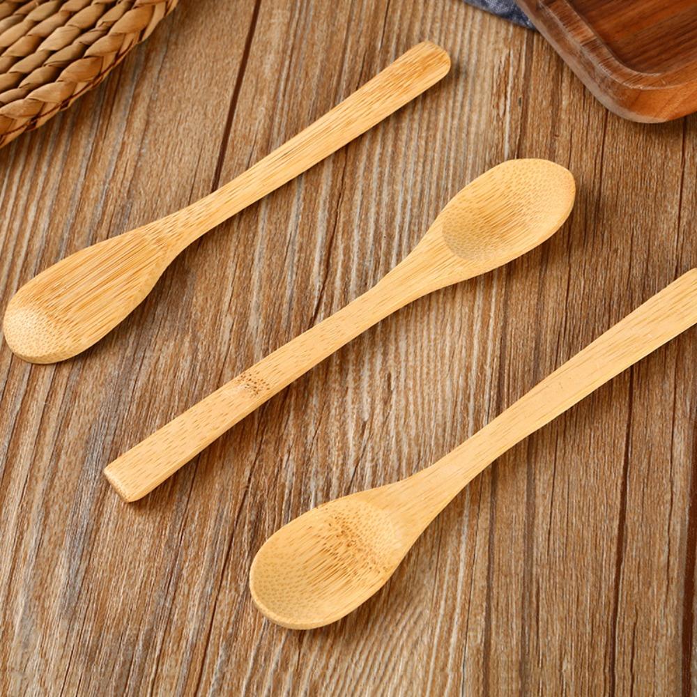 Natural Materials Honey Spoon Anti-drop Teaspoon Stirrer Spoon Bamboo Spoon Ice Cream