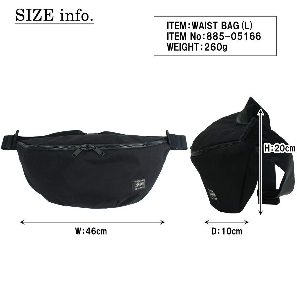 Porter Greige Waist Bag 885-05166 Navy/50