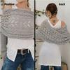 Women's High-Grade Knitted Meilun Shawl with Double Sleeves for Autumn and Winter