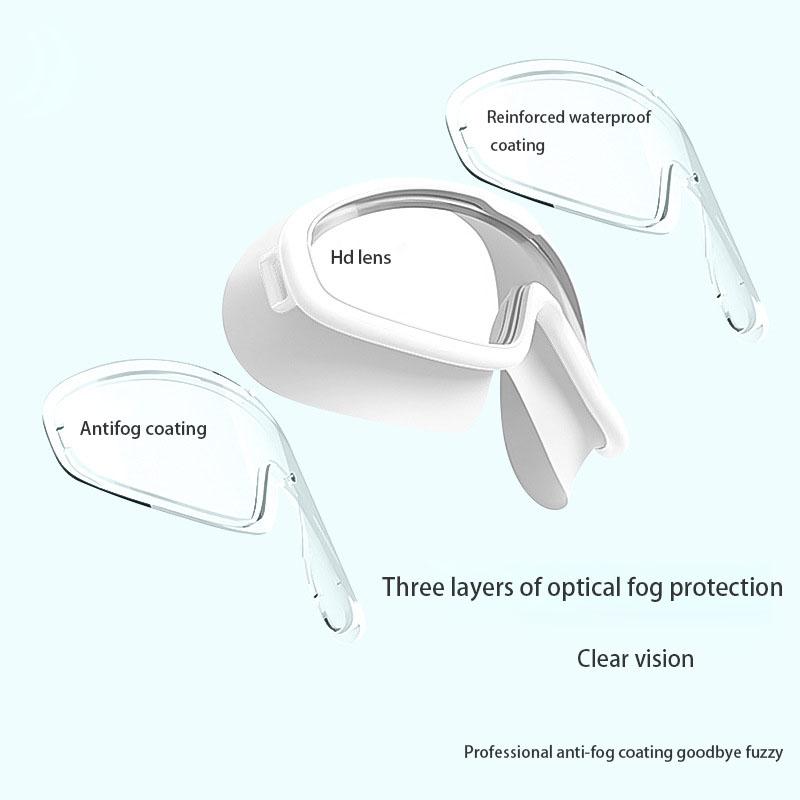 Adult Large Frame Swimming Glasses High-definition Waterproof Anti-fog Silicone Swimming Goggles Children's Swim Goggles