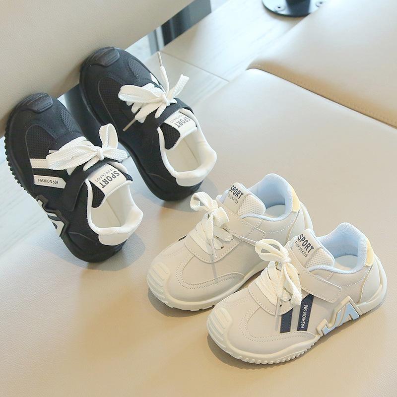 Children's Sneakers2026New Spring and Autumn Boys' Casual Shoes, Girls' Training Shoes, Soft-Soled Baby White Shoes