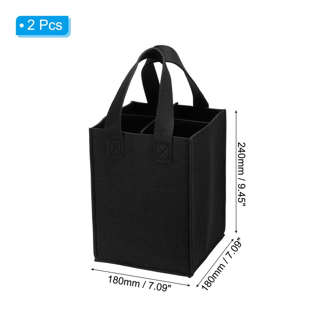 4 бутылки вина сумка для подарков винные пакеты разделитель фетровые сумки для хранения вина многоразовые сумки для продуктов с ручками коробка для упаковки пива