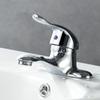 Zinc Alloy Bathroom Double-Hole Washbasin Faucet Hot And Cold Water Faucet Bathroom Sink Mixing Valve Switch Sink Mixer Tap