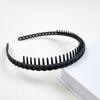1PC Hair Clip Frosted Color Headband Women's Non-slip Band Teeth Simple Pressure Headband Face Headband Hair Accessories
