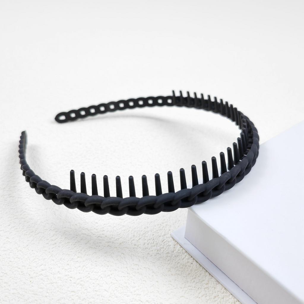 1PC Hair Clip Frosted Color Headband Women's Non-slip Band Teeth Simple Pressure Headband Face Headband Hair Accessories