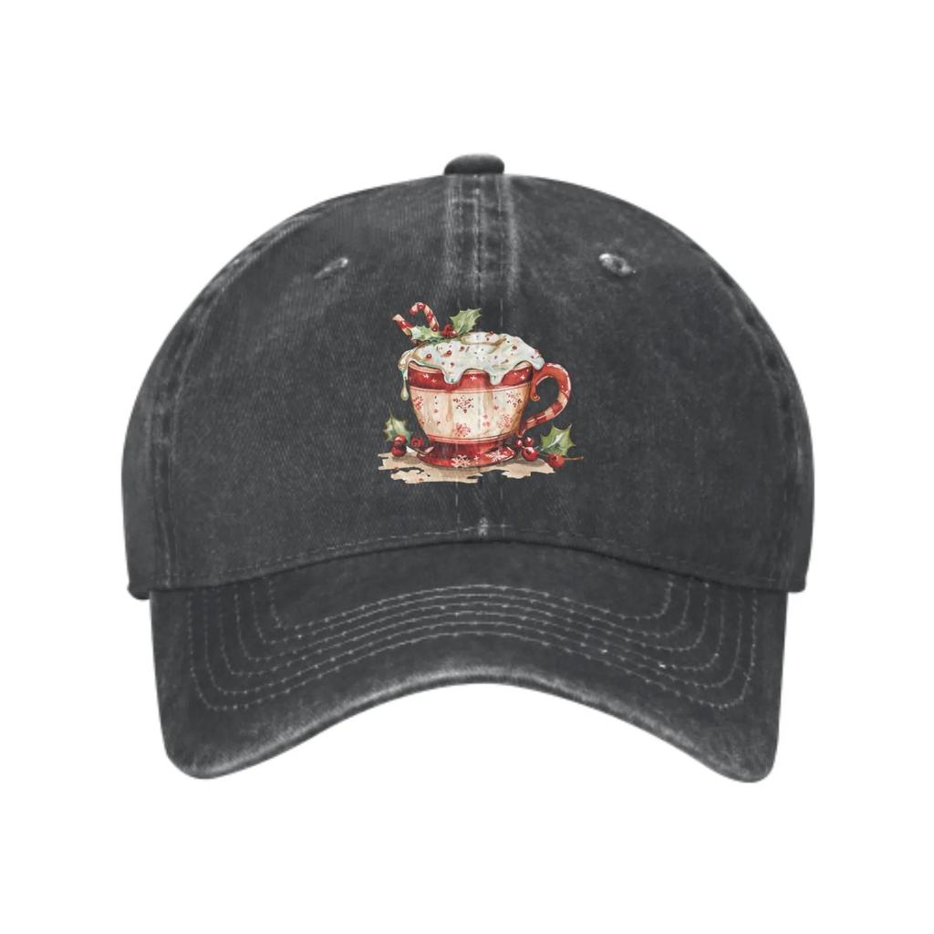 Christmas Cherry Dessert Cup Fashion Classic Cotton Trucker Hat Summer Dad Cowboy Cap Outdoor Leisure Basketball Caps