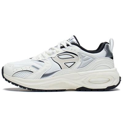 Li Ning 92 Cici Retro Rebound Нескользящие амортизирующие прочные низкие спортивные повседневные туфли женские кроссовки Белоснежный AGCS278-1