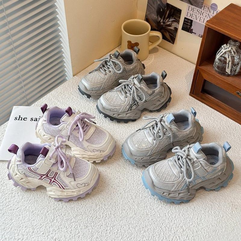 Детская сетчатая спортивная обувь дышащая студенческая беговая обувь модные кроссовки на мягкой подошве детская нескользящая повседневная обувь