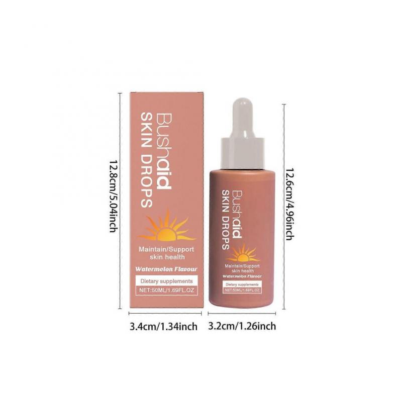 1-3 шт. Капли для загара без солнца для питья, Tanspresso Питьевые капли для загара без солнца, Способствуют здоровью кожи и пигментации